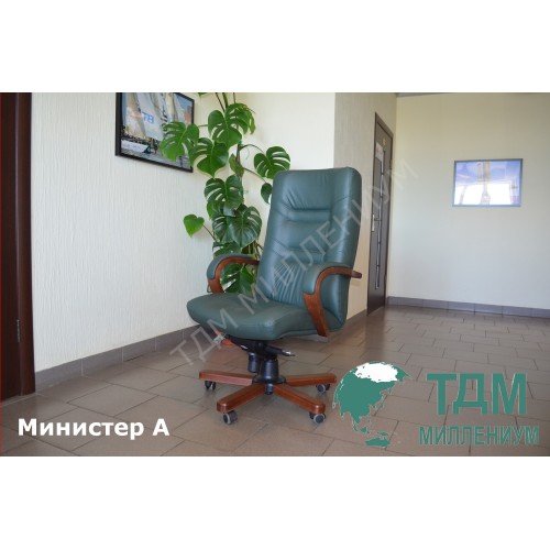 Кресло руководителя Министр A | Minister A Multi-office (натуральная кожа) высокая спинка