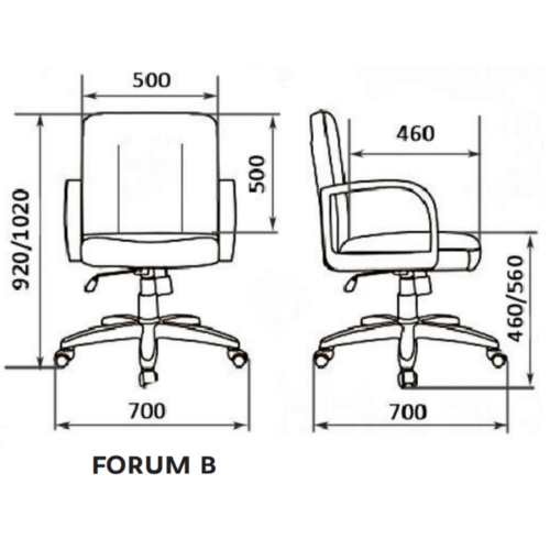 Кресло для руководителя Forum B LX | Форум Б Л Икс (Натуральная кожа)