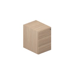 Модуль с 3-мя ящиками для опорной сервисной тумбы, push-to-open, 43х58х56см Фортум | Fortum
