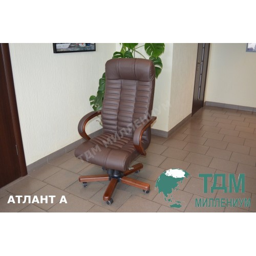 Кресло руководителя Атлант A | Atlant A Multi-office (натуральная кожа) высокая спинка