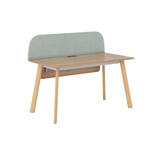 Стол письменный + экран + фронталь ECO101.U003+ECO504.ZEL+ECO801.U003 Экостайл | Ecostyle