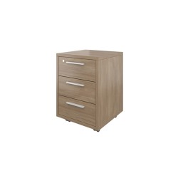 Тумба выкатная (3 ящика с замком) 450 Дублин