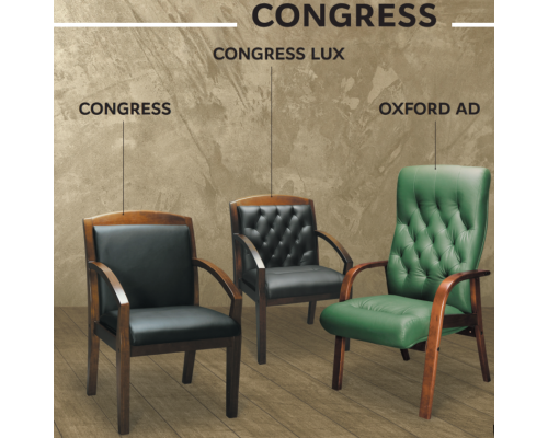 Стул для посетителя Congress | Конгресс  (Натуральная кожа)