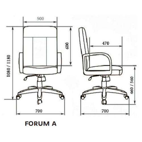 Кресло руководителя Forum A LX | Форум А Л Икс (Натуральная кожа)