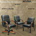 Стул для посетителя Myra BD | Мира БД (Натуральная кожа)
