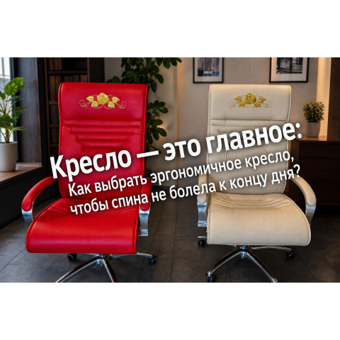 Кресло — это главное: Как выбрать эргономичное кресло, чтобы спина не болела к концу дня?